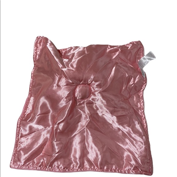 Baby starters pink white unicorn lovey security blanket - Picture 3 of 5